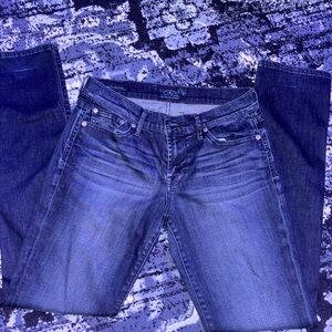 Lucky Brand Dark Blue Straight Leg Jeans